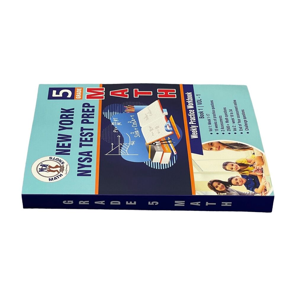 Test Prep 5th Grade Math Workbook - Blue Cover - Picture 8 of 9